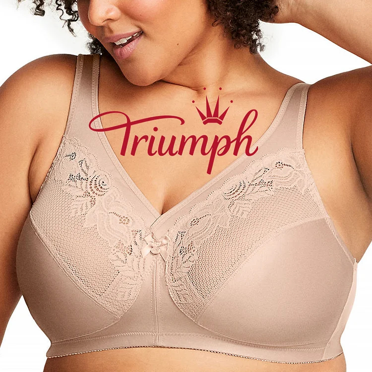 Triumph® – 3 Temps💖50% zniżki✨2024 Nowy gruby plastikowy biustonosz【65A-120H】