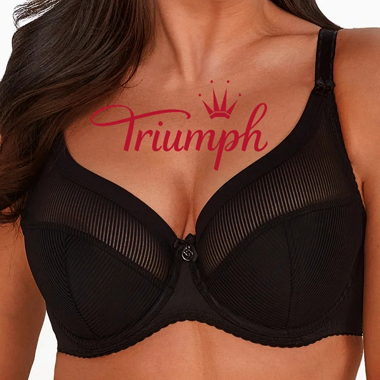 Triumph® 3 sztuki💖50% zniżki✨Wspaniały i wygodny biustonosz plus size Nowy styl 2024