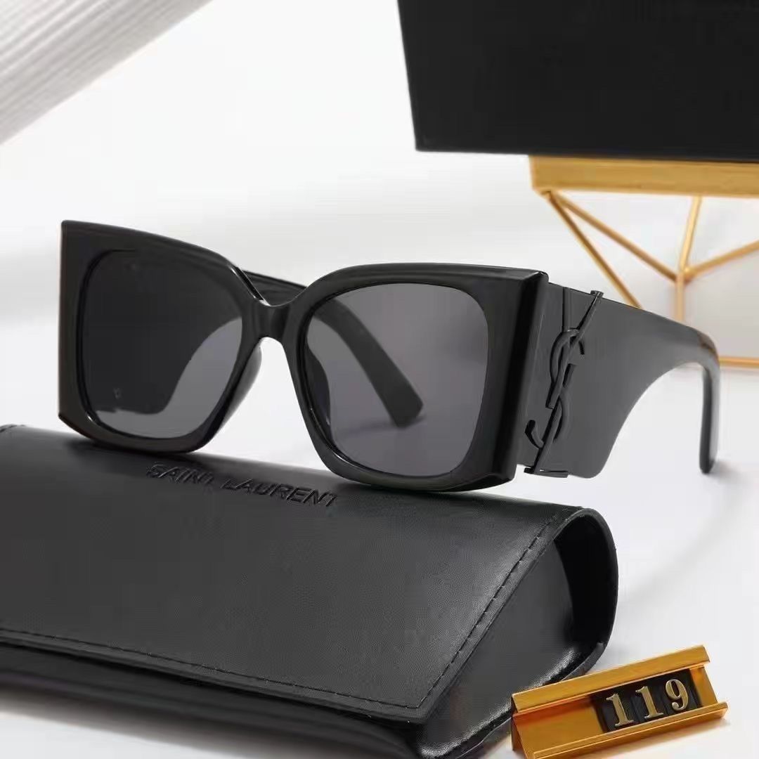 Αυθεντικά γυαλιά ηλίου Yves Saint Laurent 2024 [Θήκη καθρέφτη + γυαλιά]