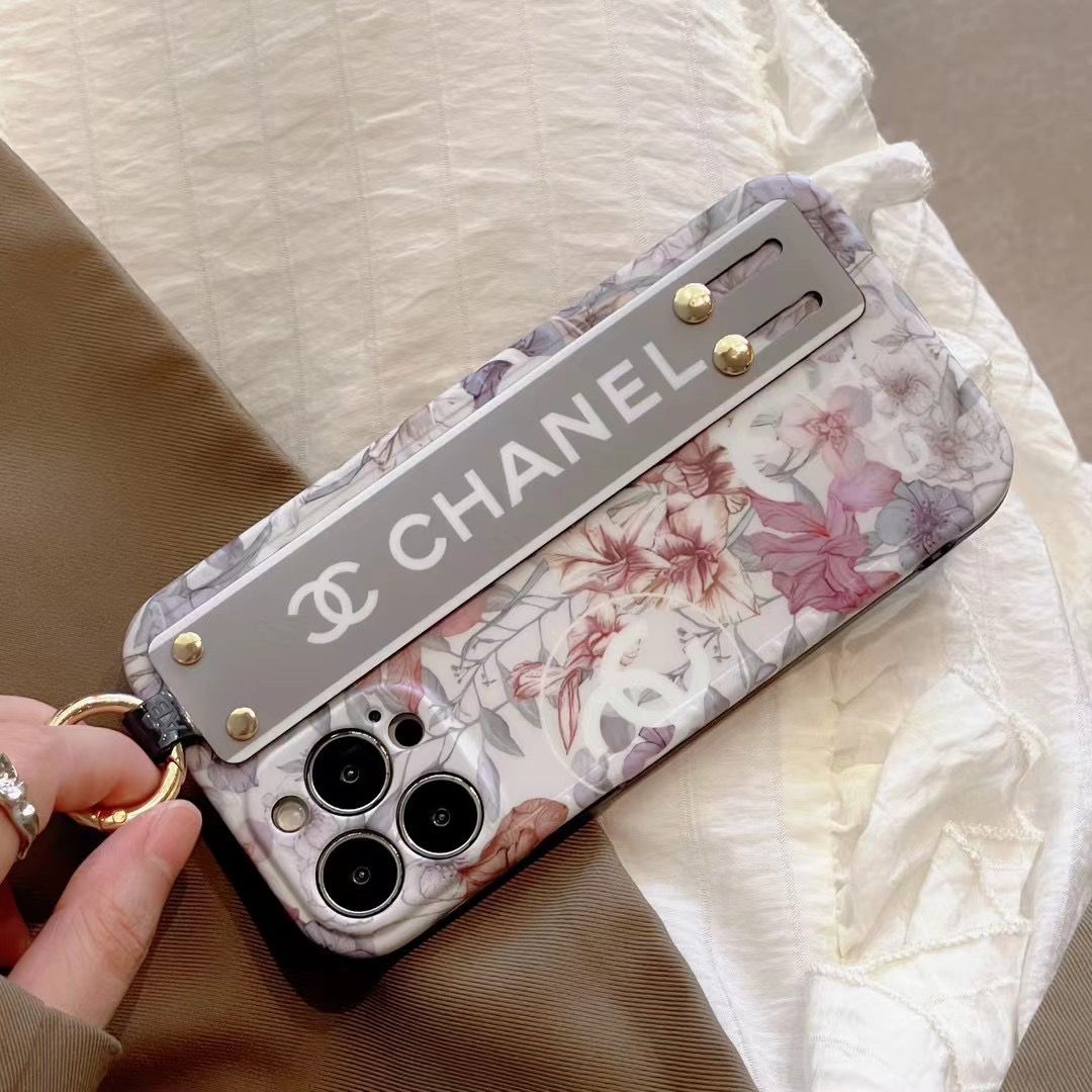 Θήκη iphone με ρετρό εμπριμέ σχέδιο Chanel