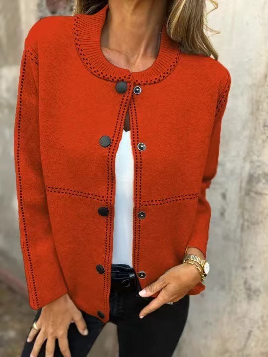 🌸Oferte de primăvară💐 Pulover cardigan cu nasturi pentru femei