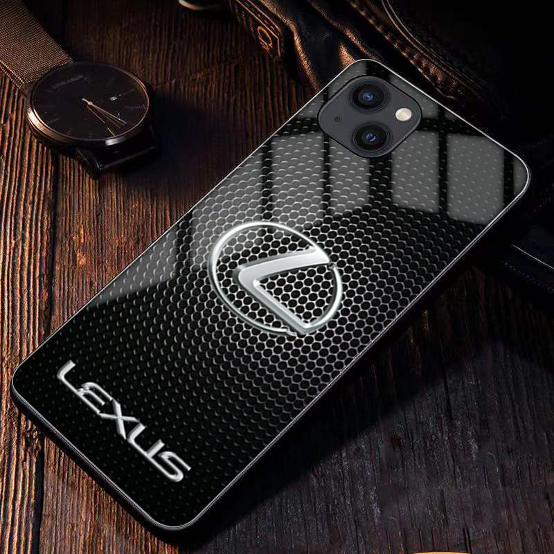 Etui na telefon komórkowy z logo samochodu, model niestandardowy, dowolny model samochodu, model telefonu komórkowego, pełna seria Apple