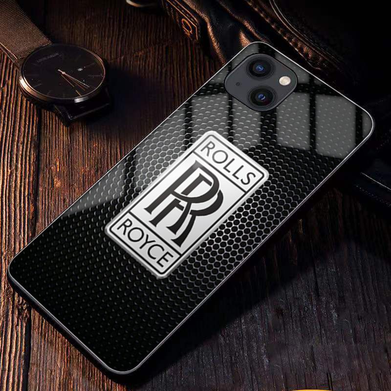 Etui na telefon komórkowy z logo samochodu, model niestandardowy, dowolny model samochodu, model telefonu komórkowego, pełna seria Apple