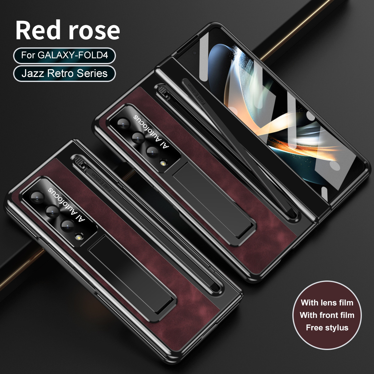 Nadaje się do etui na telefon komórkowy Samsung Zfold FOLD4 składana oficjalna folia na pióro wielofunkcyjne etui ochronne zapobiegające upadkowi