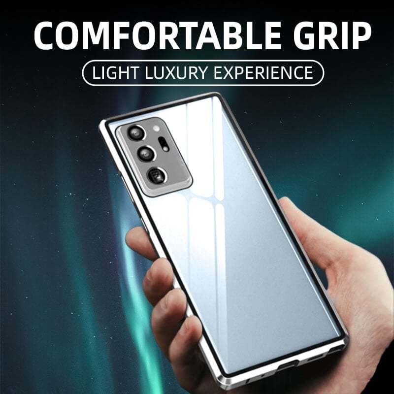 🔥 Magnetyczne szkło hartowane dwustronne etui na telefon Samsung