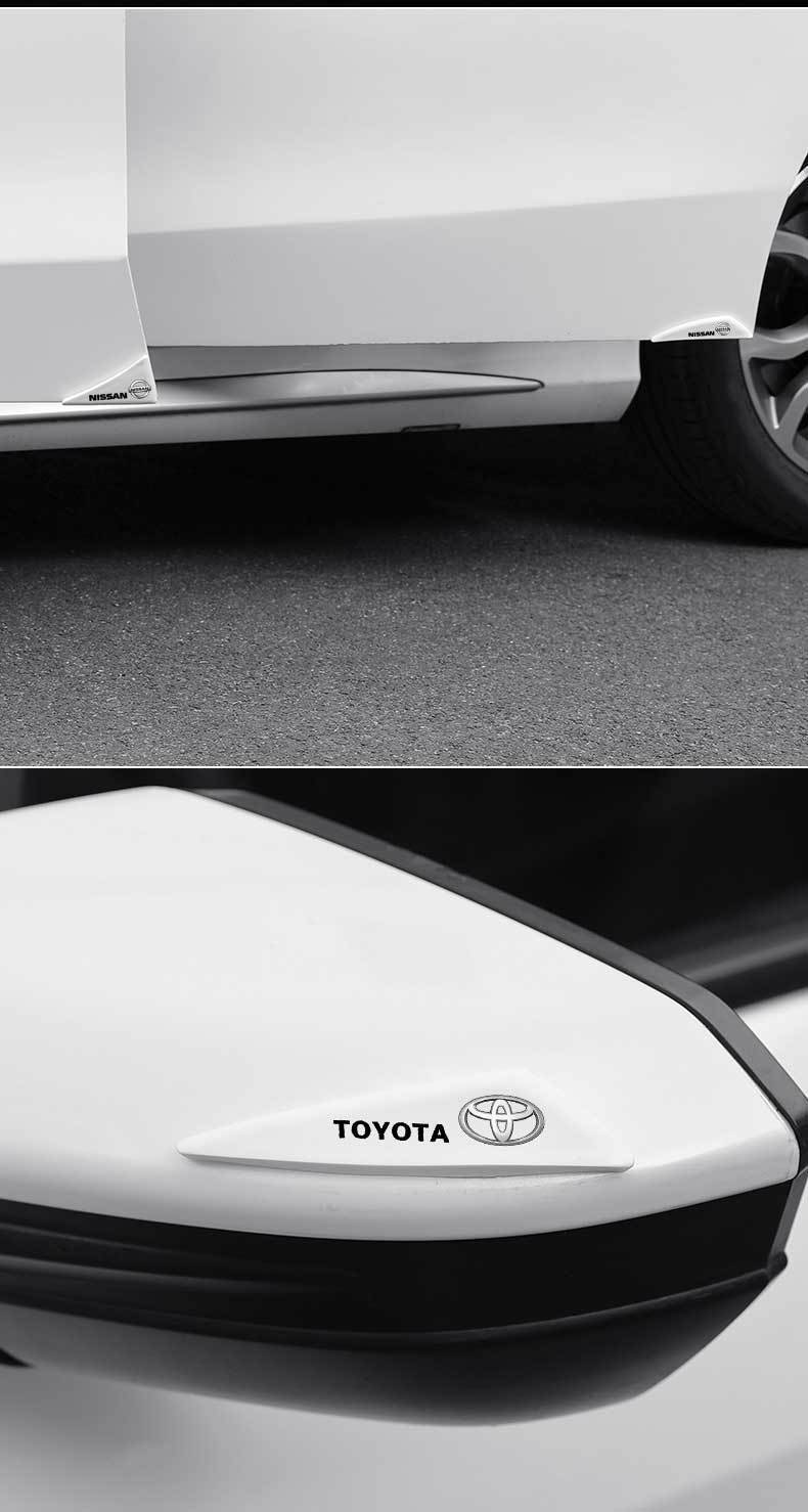 Adesivo decorativo anticolisão para porta de carro