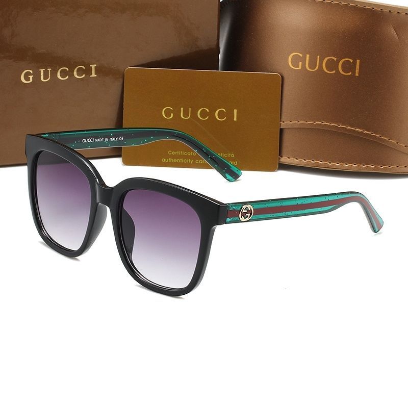 Oryginalne okulary przeciwsłoneczne GUCCI 2024【Etui na okulary + okulary】