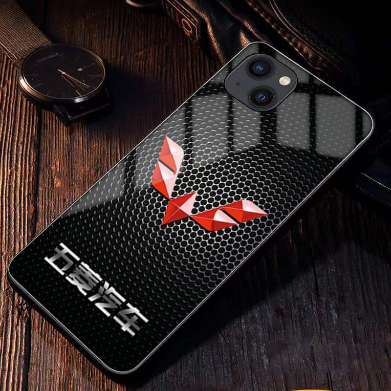 Etui na telefon komórkowy z logo samochodu, model niestandardowy, dowolny model samochodu, model telefonu komórkowego, pełna seria Apple