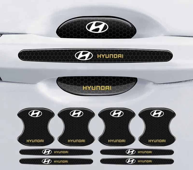 🔥Adesivo para maçaneta de porta de carro🔥8 pcs🔥