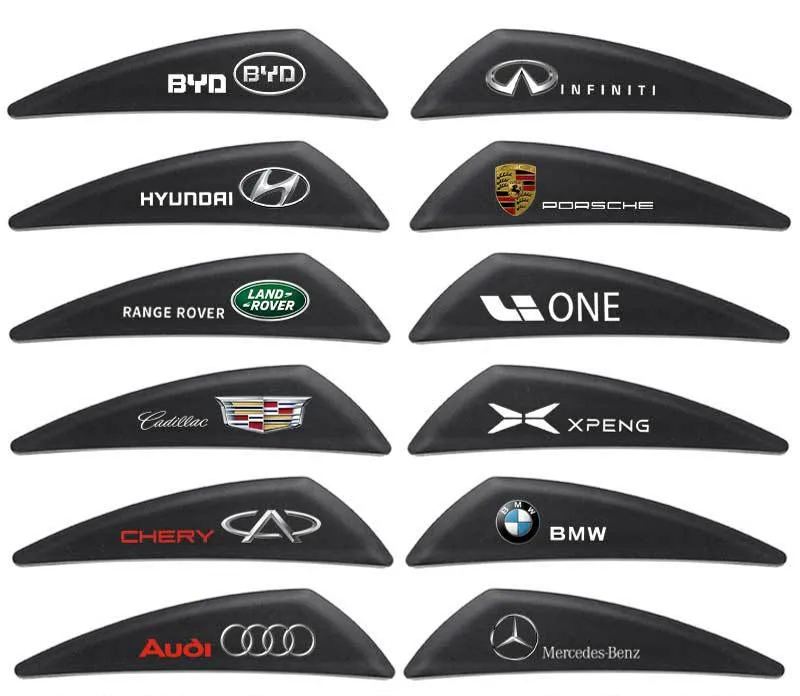 Adesivo decorativo anticolisão para porta de carro