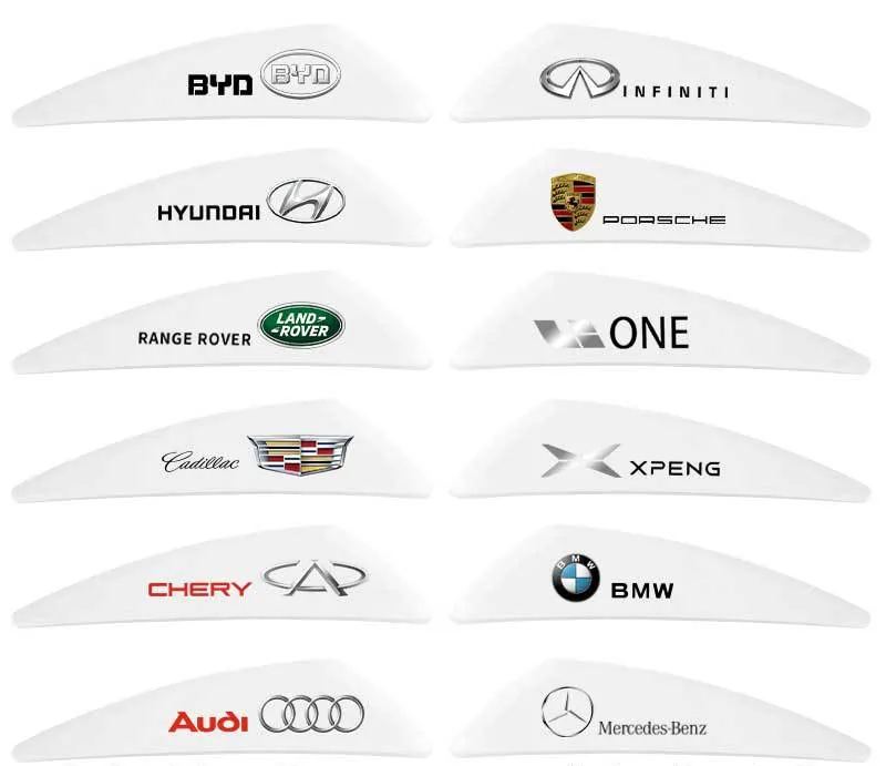 Adesivo decorativo anticolisão para porta de carro
