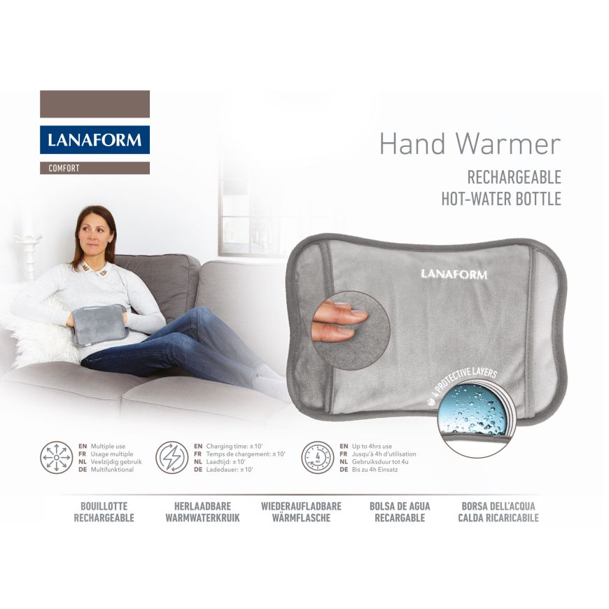 Lanaform Rechargeable Hand Warmer & Heat Pad