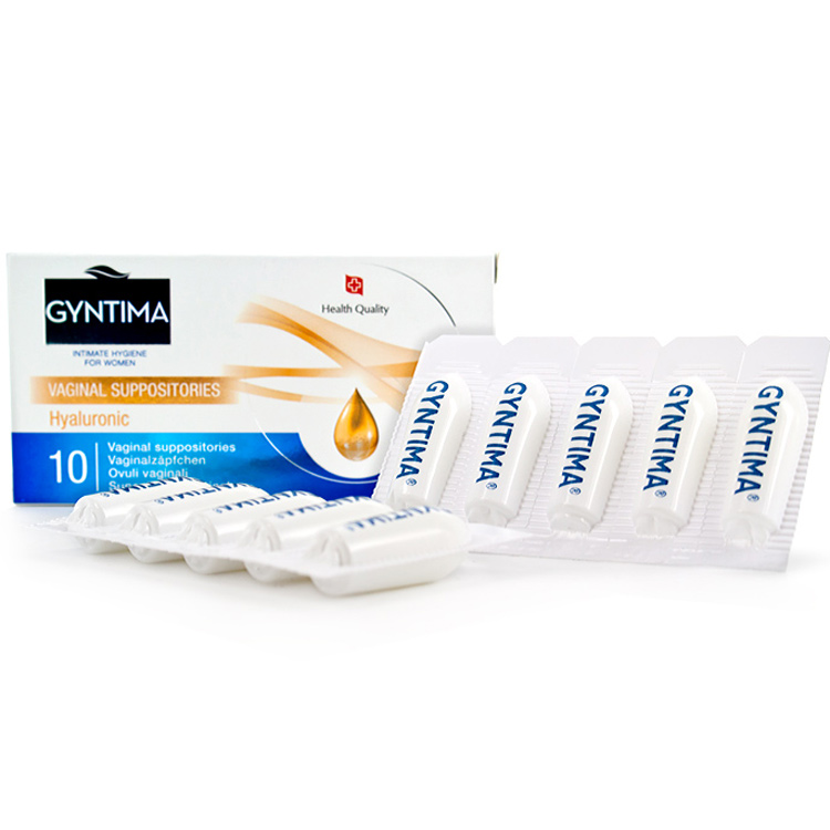 GYNTIMA Vaginal Suppositories - Hyaluronic 0