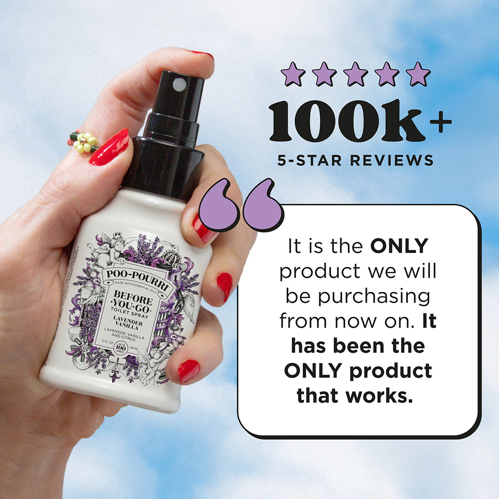 Poo Pourri Lavender Vanilla Before-You-Go Toilet Spray