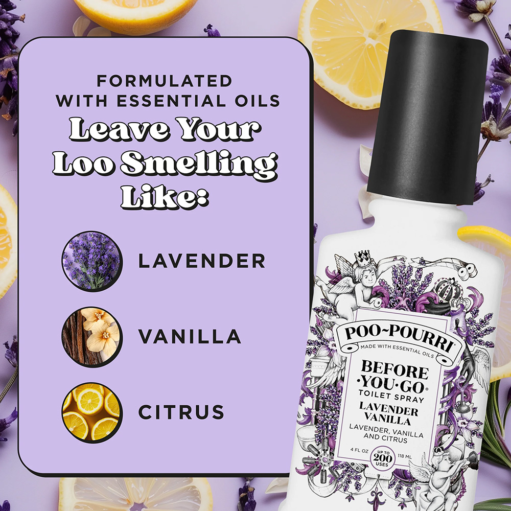 Poo Pourri Lavender Vanilla Before-You-Go Toilet Spray