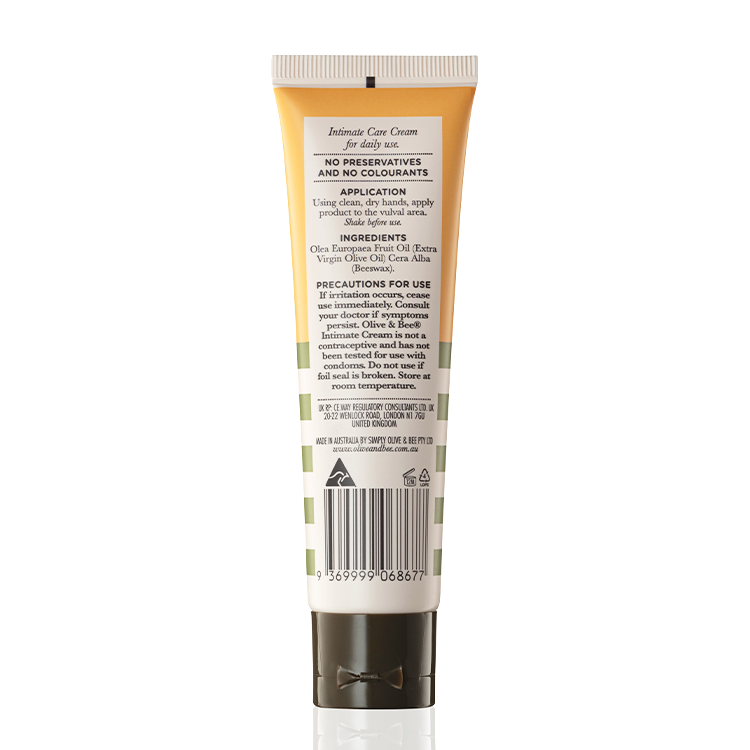 Olive & Bee Intimate Cream 100% Natural