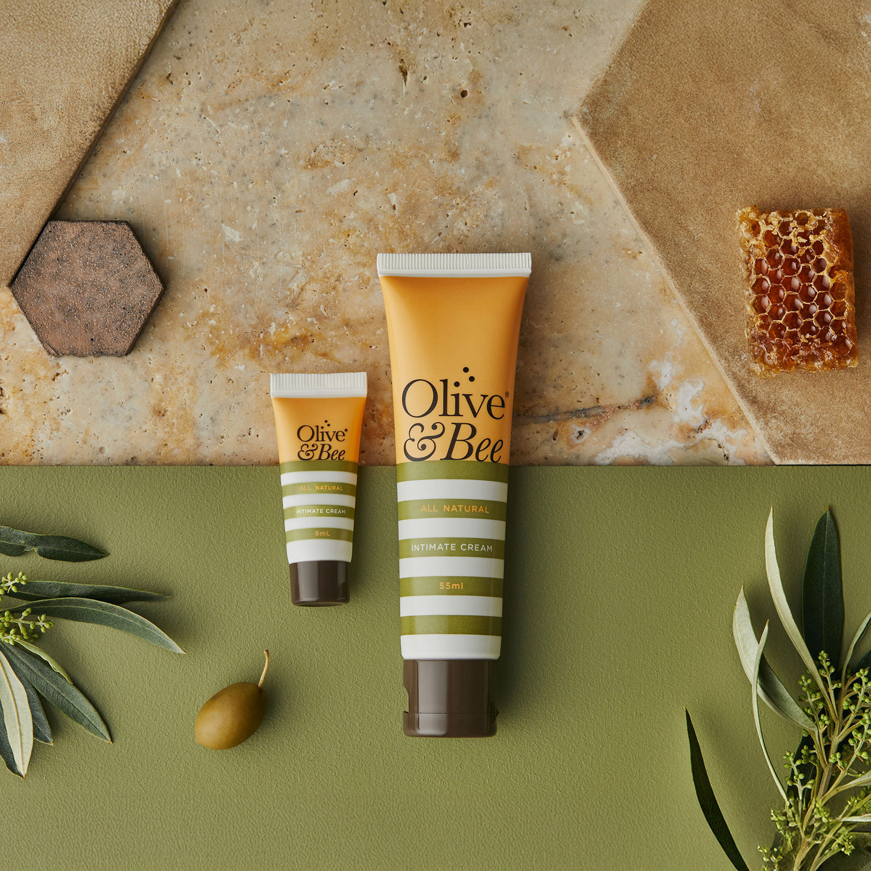 Olive & Bee Intimate Cream 100% Natural
