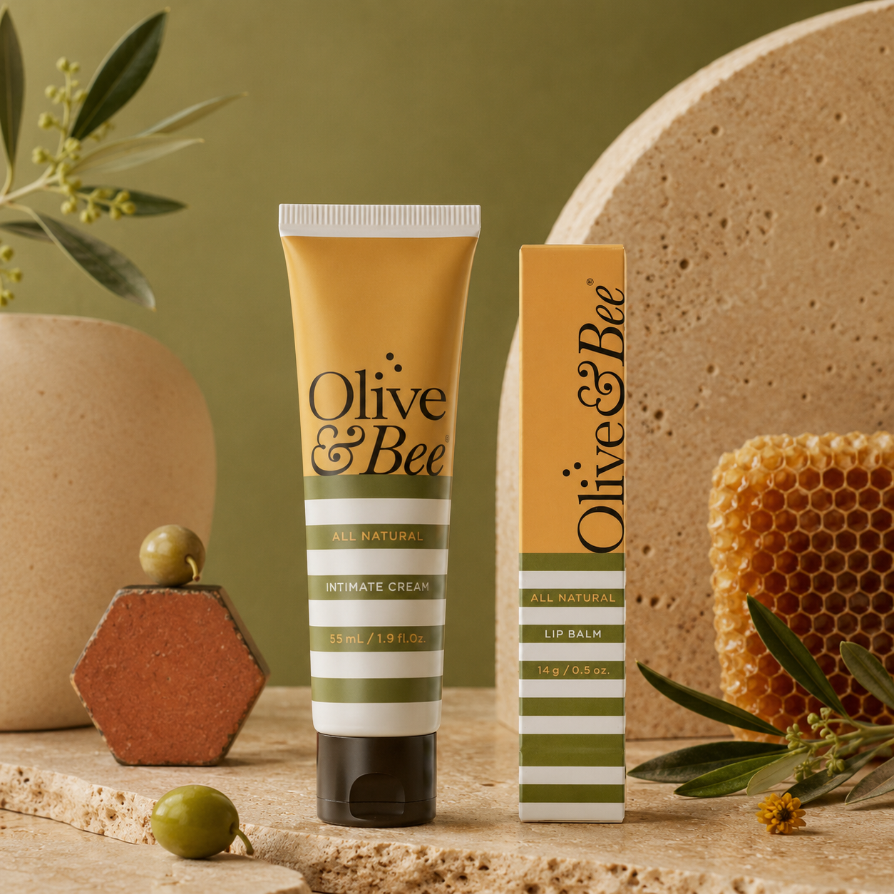 Olive & Bee Intimate Cream 100% Natural