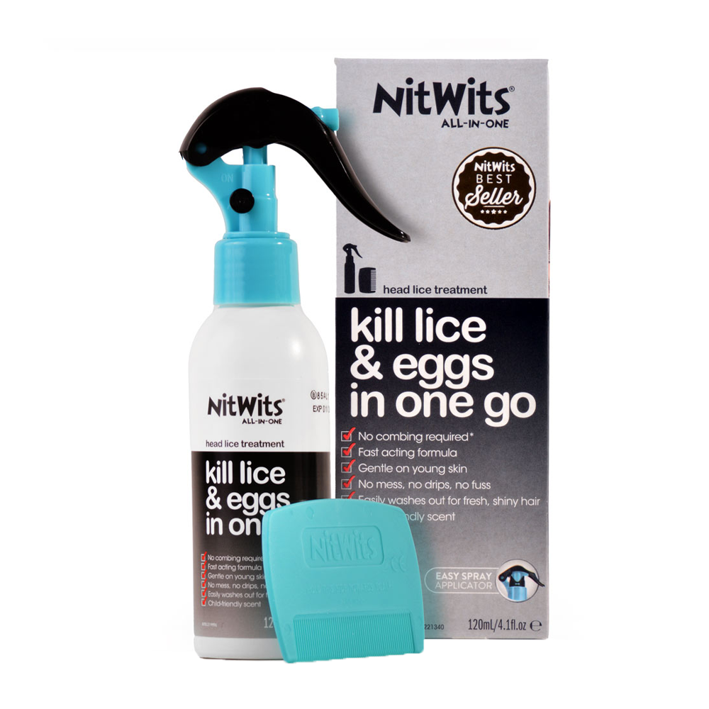 NitWits All-in-One Head Lice Treatment with Comb