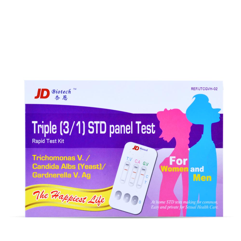 Thrush, Bacterial Vaginosis and Trichomonas 3 in 1 Home Testing Kit 1