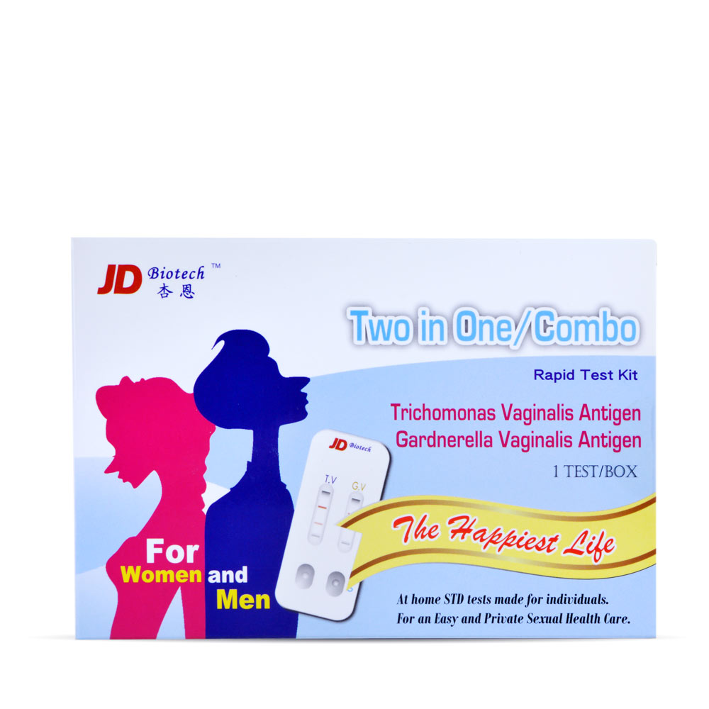 JD Biotech Trichomonas Vaginalis and Bacterial Vaginosis 2 in 1 Home Testing Kit 1