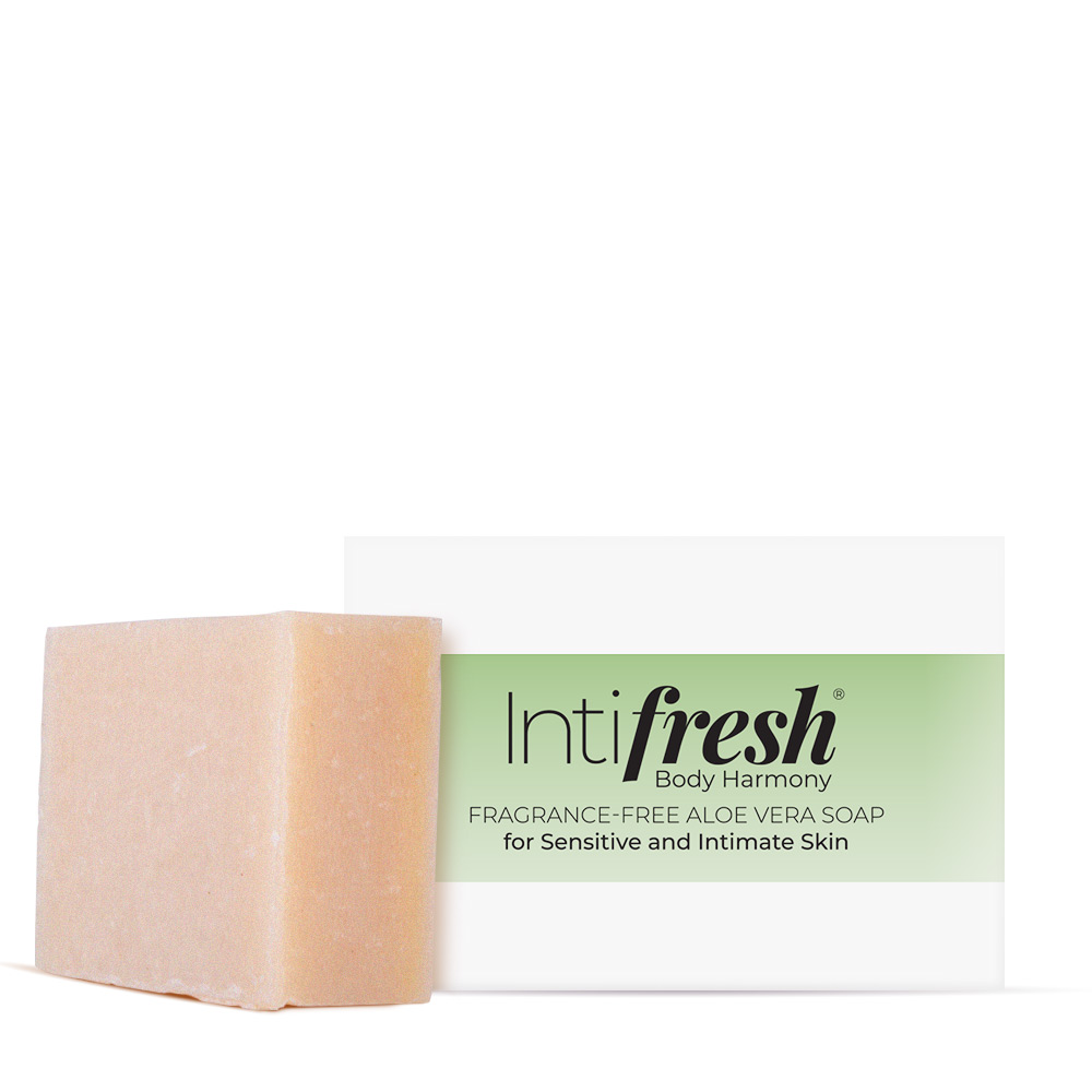 Intifresh Fragrance-Free Aloe Vera Soap for Sensitive and Intimate Skin 1