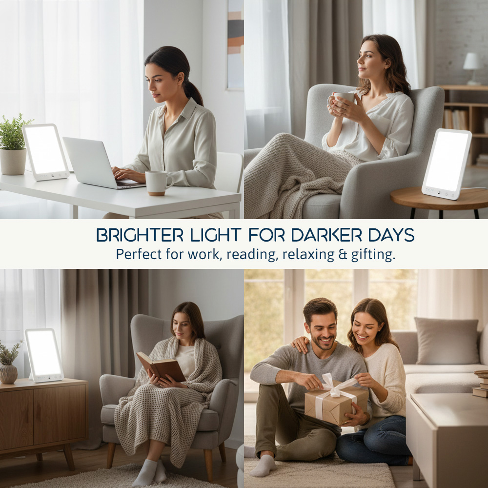 Osalis Compact 10,000 Lux SAD Lamp for Daylight Therapy