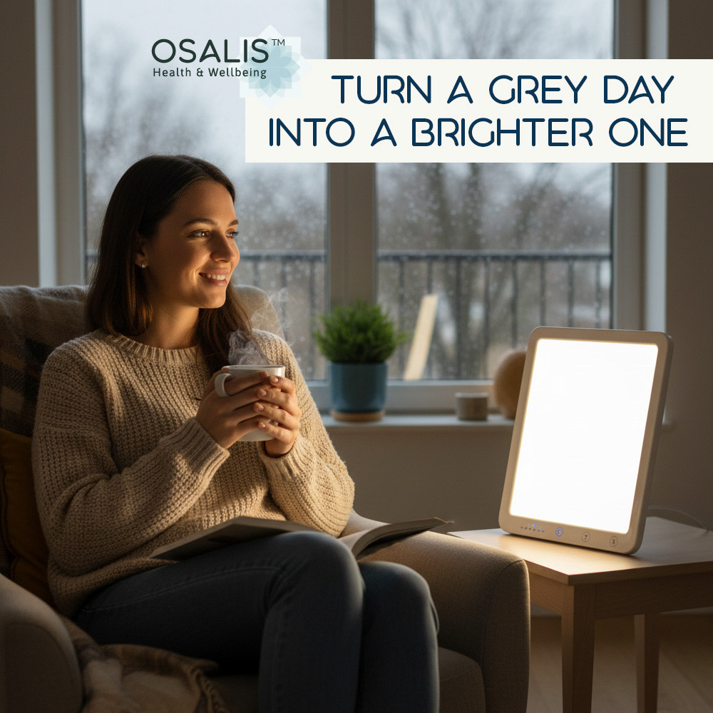 Osalis Energy Light Box 10,000 Lux Adjustable SAD Therapy Lamp