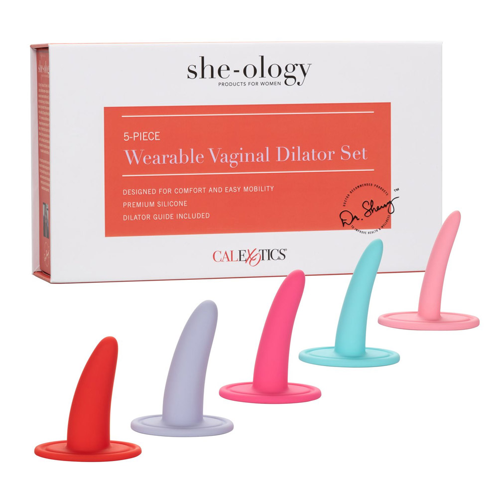 She-Ology™ 5-Piece Wearable Vaginal Dilator Set.  1