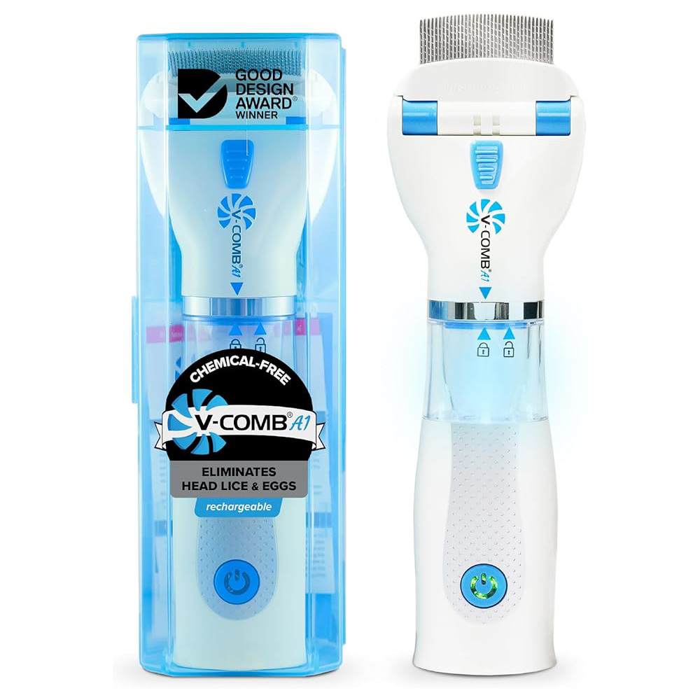 LiceTec V-Comb A1 Rechargeable Head Lice Comb 