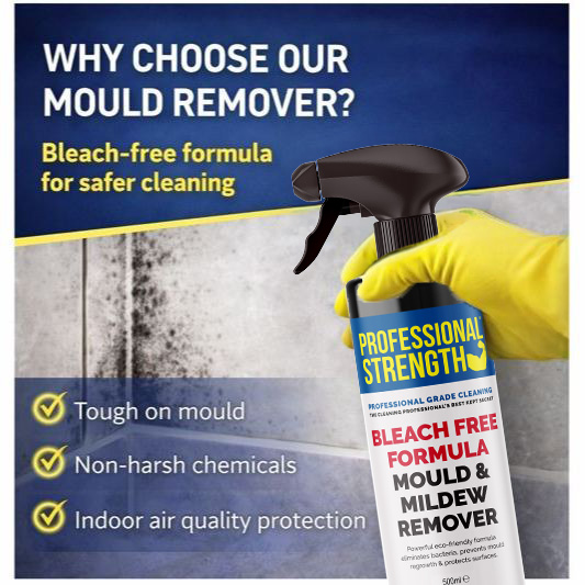 Professional Strength Mould & Mildew Remover - Bleach Free