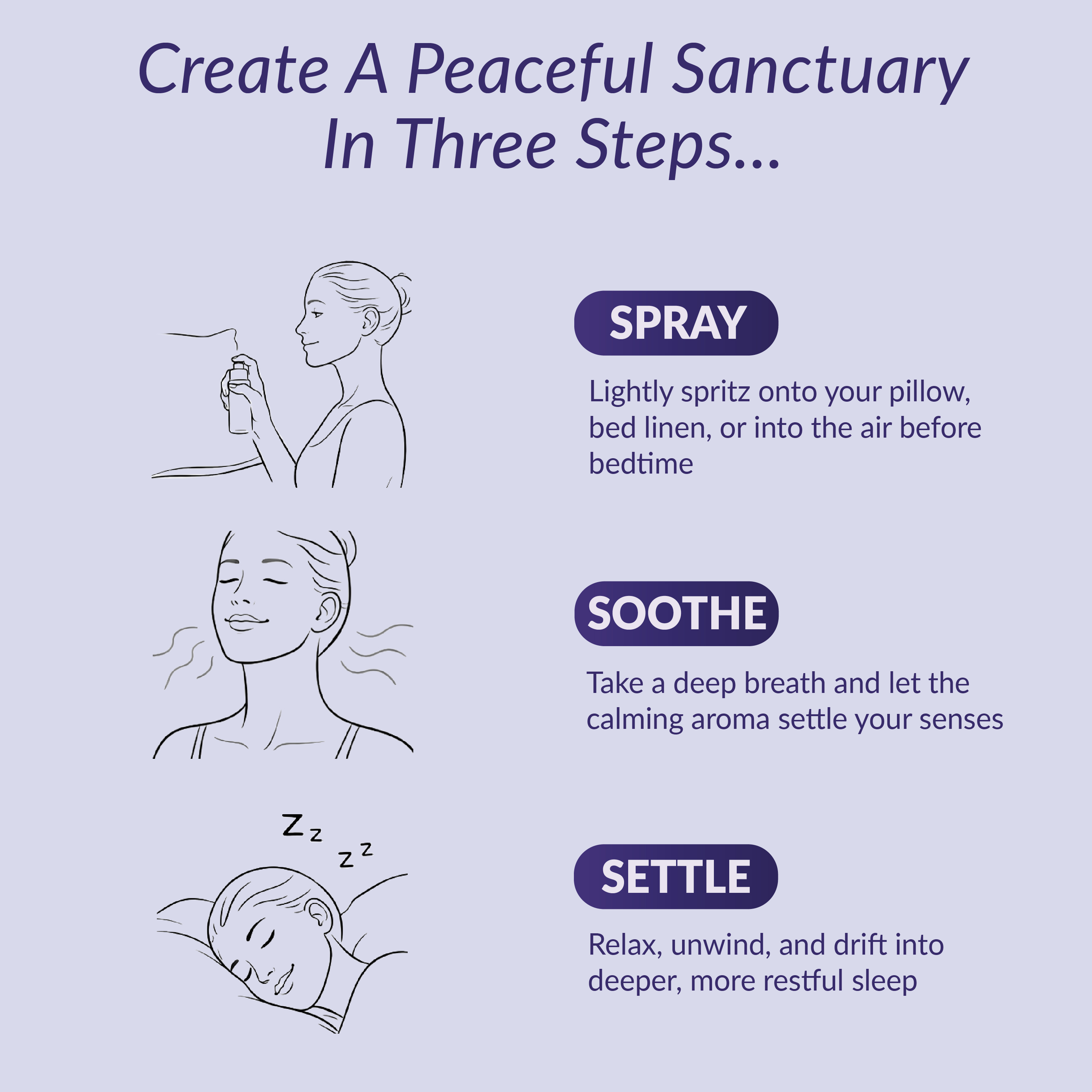 Sleeply Deeply Lavender & Chamomile Calming Pillow Spray