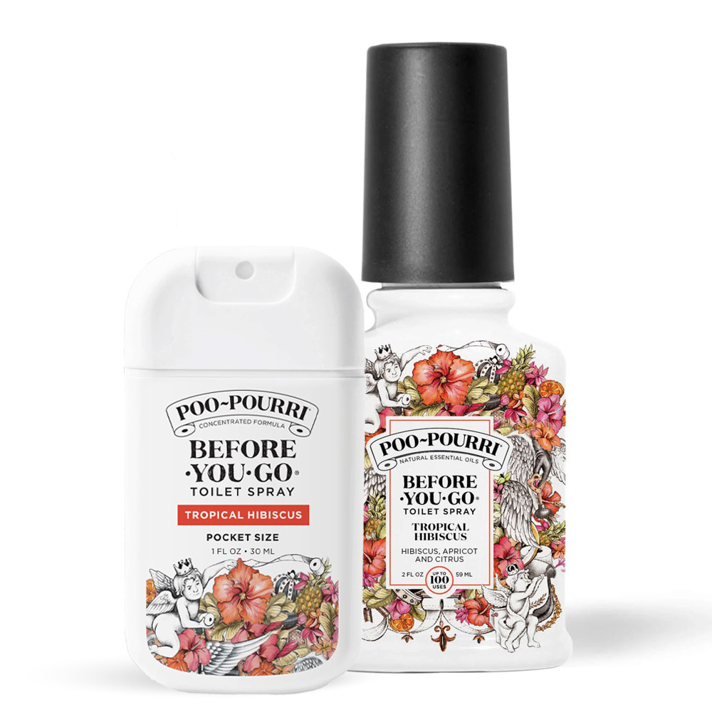 Poo Pourri Tropical Hibiscus Before-You-Go Toilet Spray