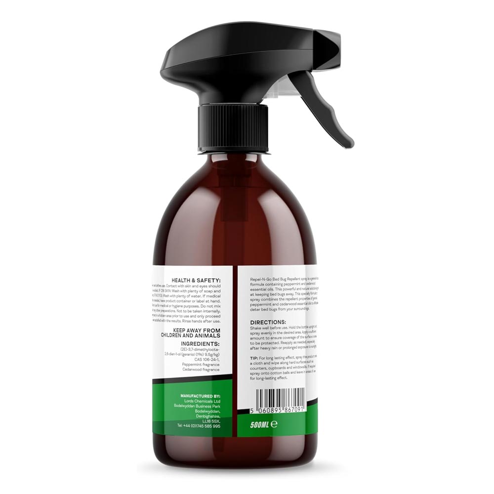 Repel-N-Go Bed Bug Repellent Natural Defence