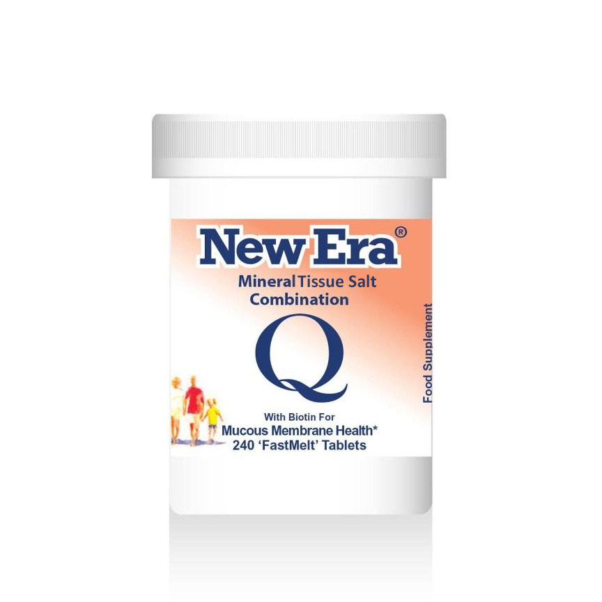 New Era Mineral Cell Salts Combination Q Mucous Membrane Health 240