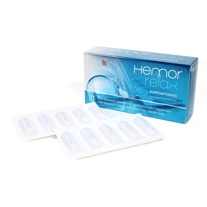 Hemorrelax Haemorrhoid Suppositories