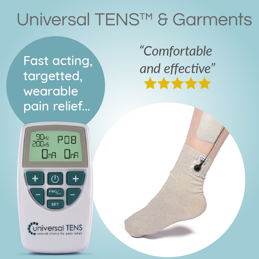 Universal TENS Electrode Sock