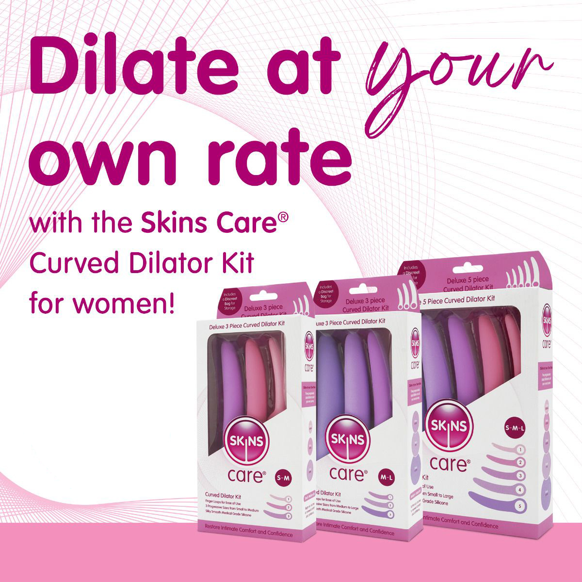 Skins Care Curved Dilator Set