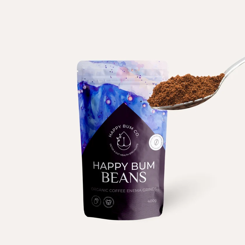 Happy Bum Beans Organic Enema Coffee - Medium