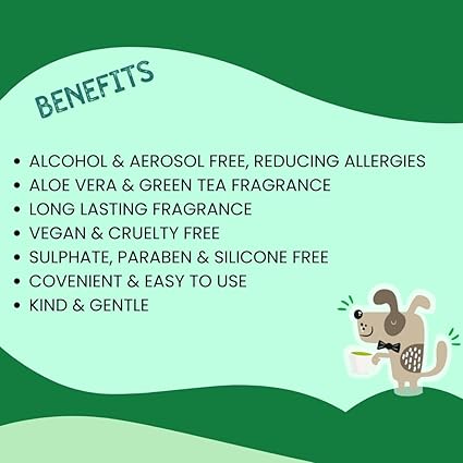 Nilaqua Pets Aloe Vera & Green Tea Dog Cologne