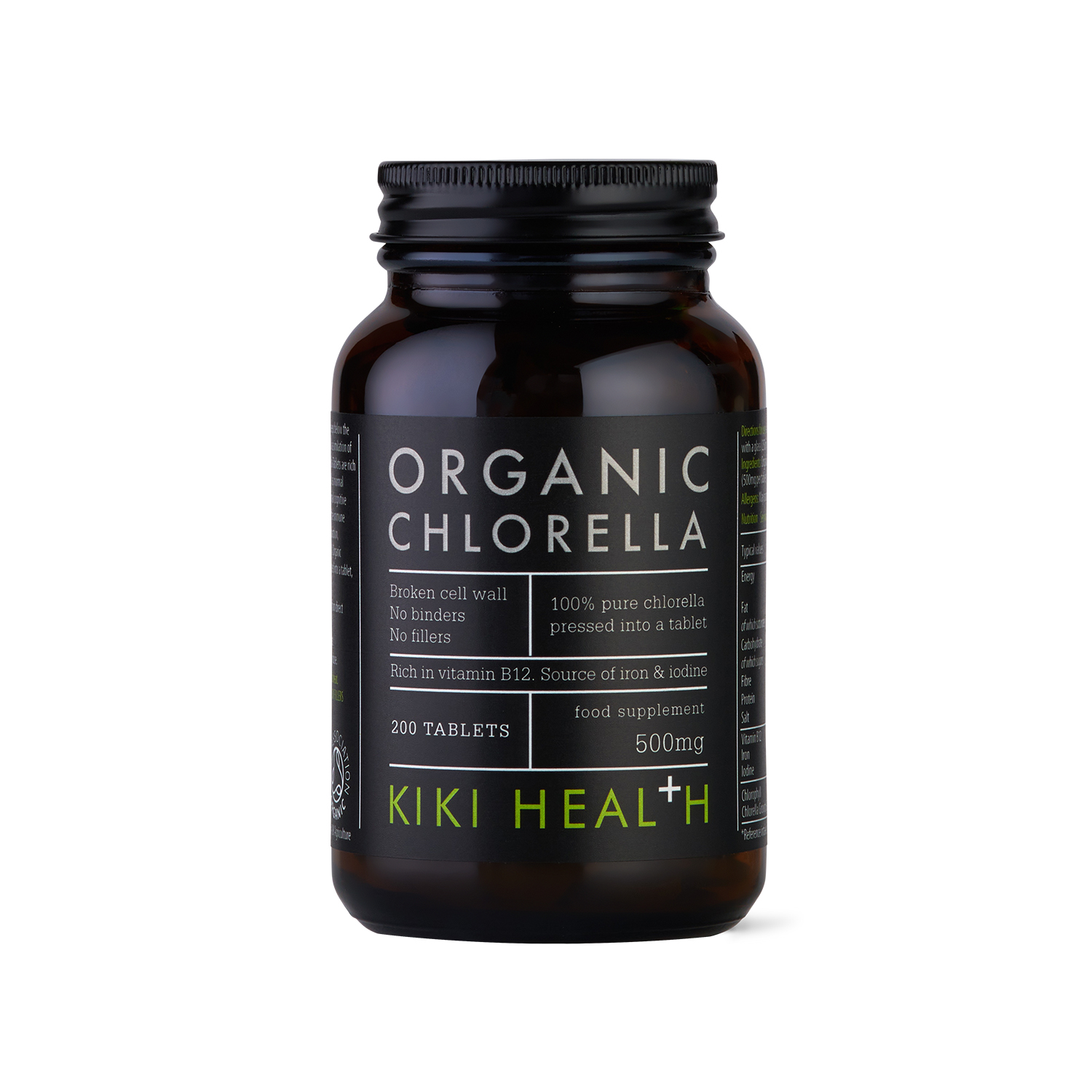  KIKI Health Organic Chlorella Tablets - 200