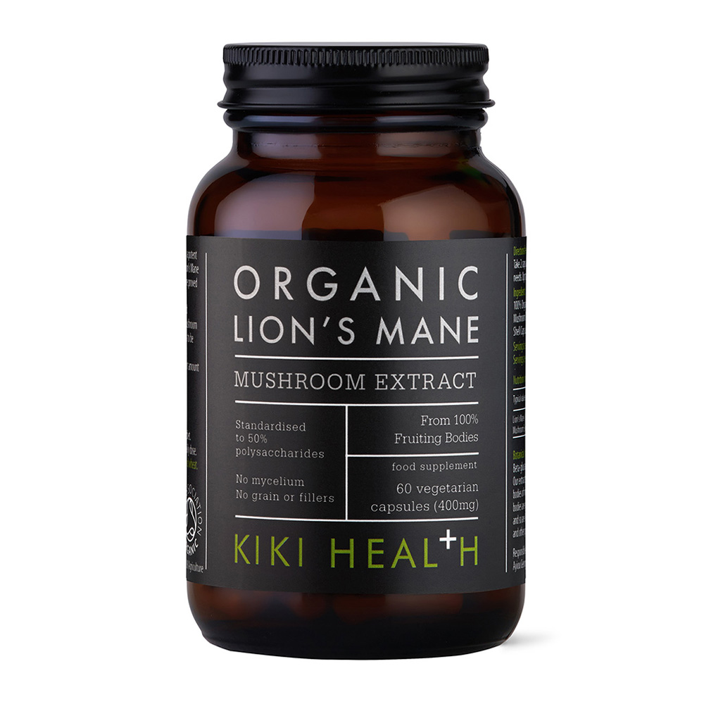 KIKI Health Organic Lion's Mane Mushroom Extract 400mg 