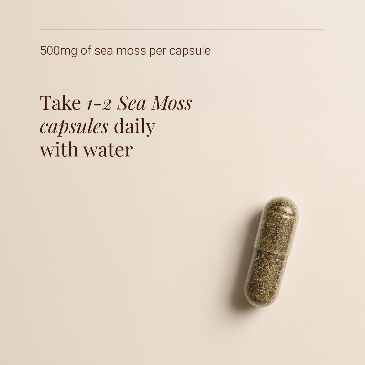 KIKI Health Organic Irish Sea Moss 500mg