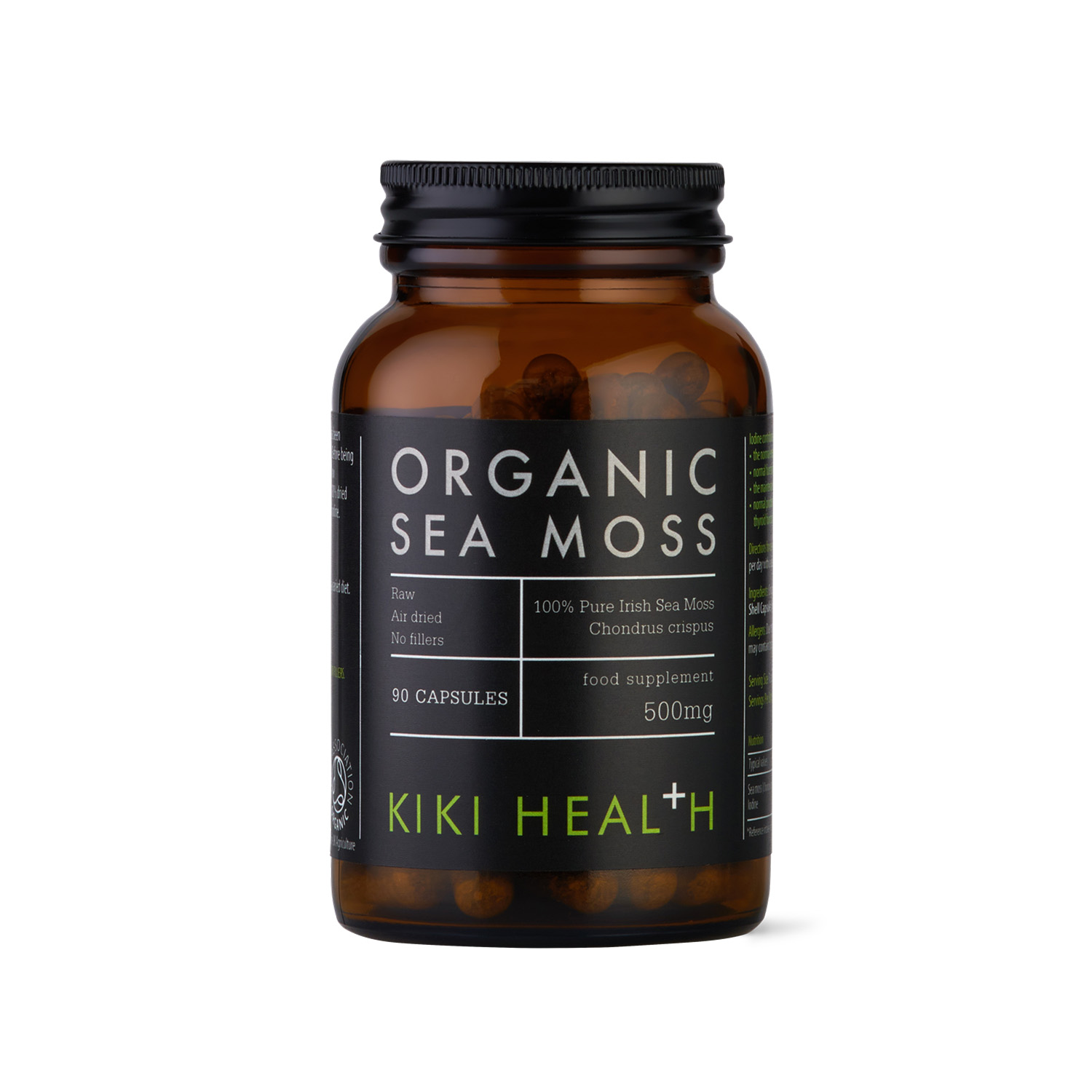 KIKI Health Organic Irish Sea Moss Capsules - 90