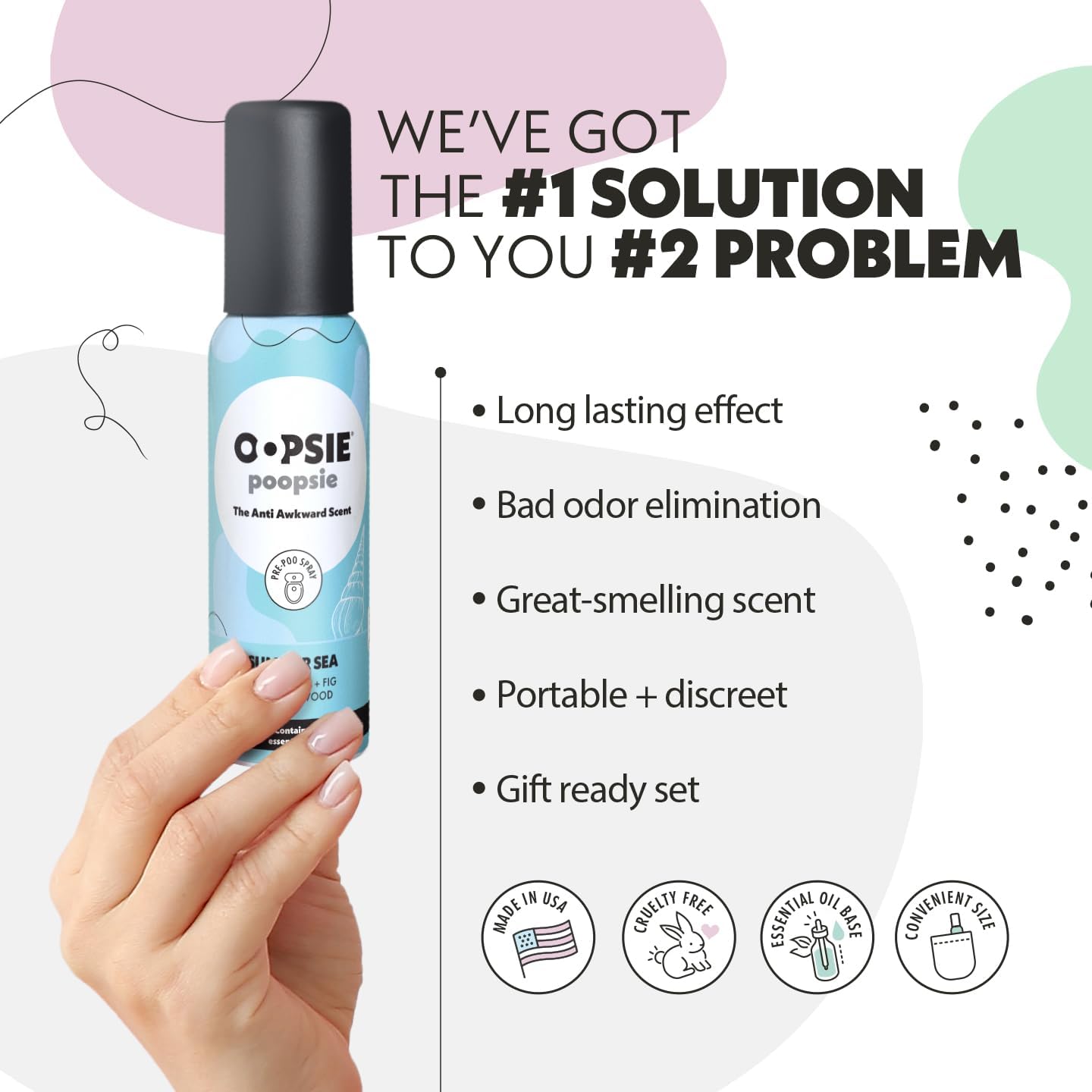 Oopsie Poopsie Summer Sea Toilet Spray