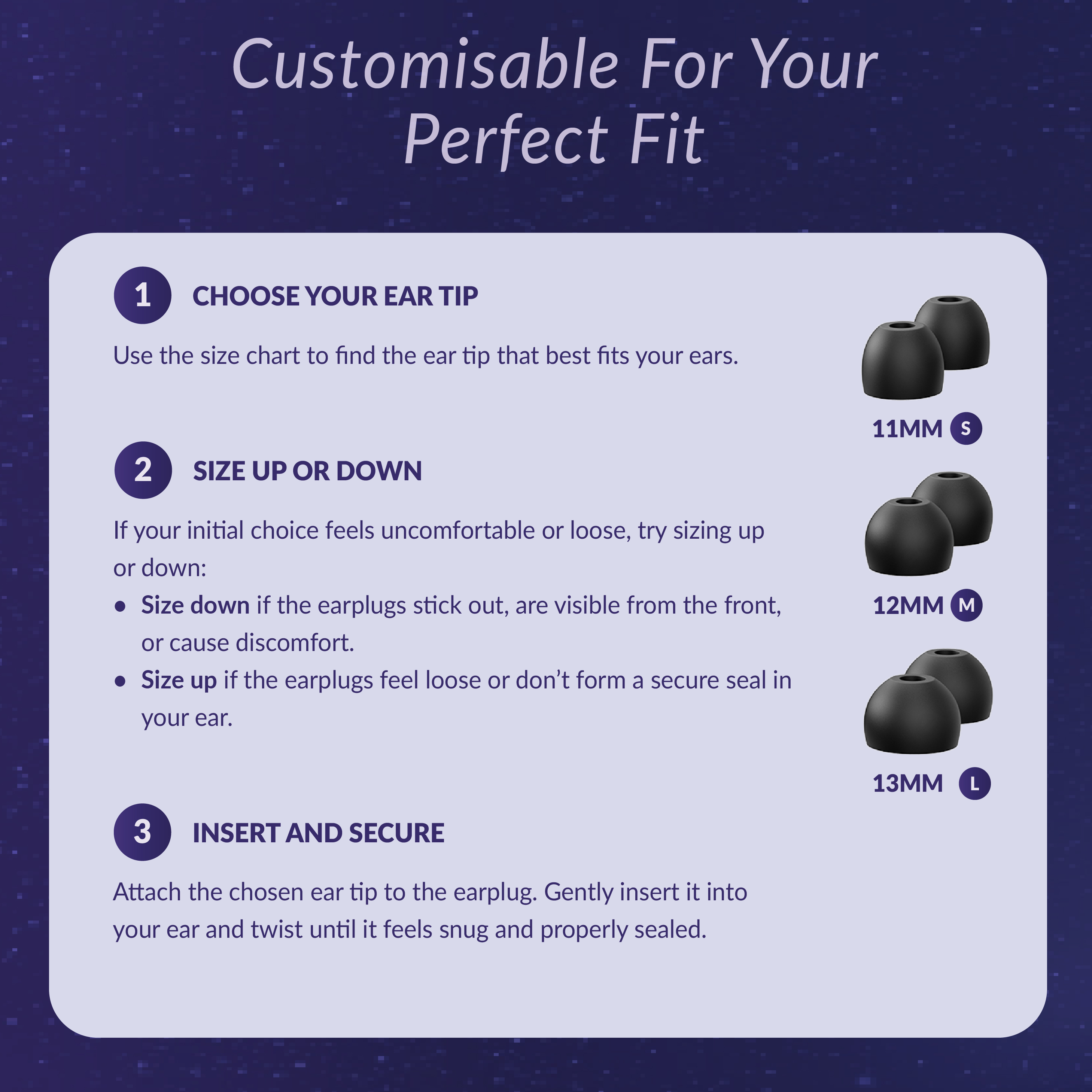 Sleeply Deeply Noise-Reducing Earplugs