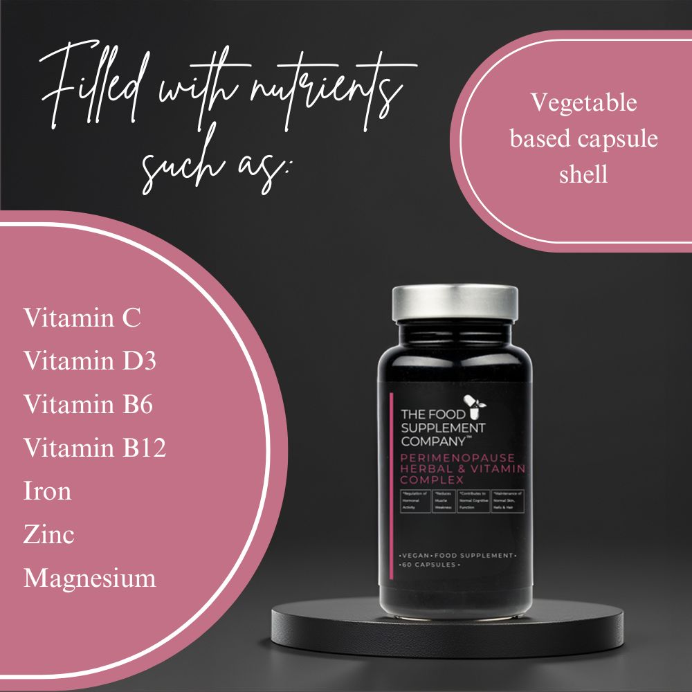 Perimenopause Herbal & Vitamin Complex Capsules