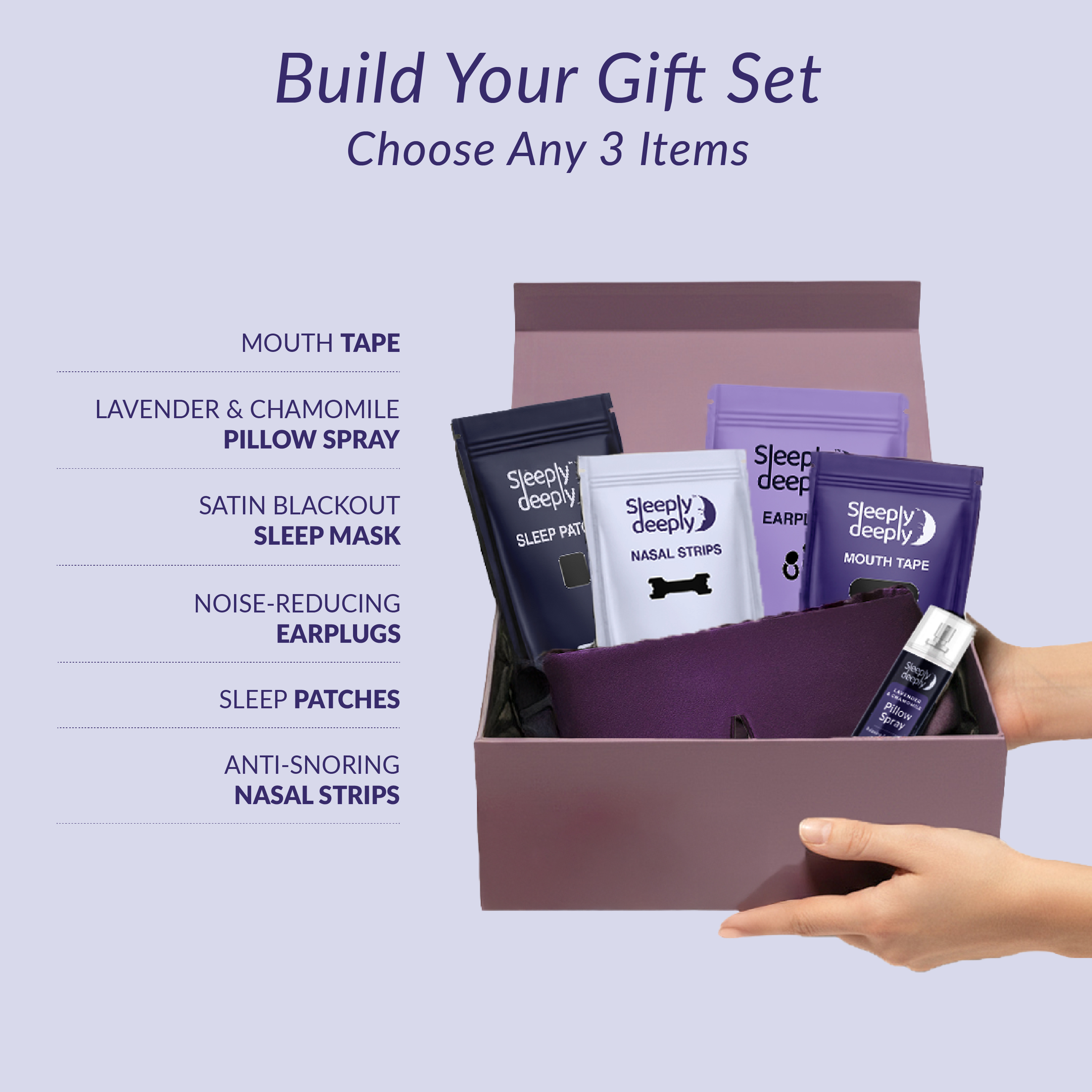 Sleeply Deeply Build Your Own Sleep Well Gift Set