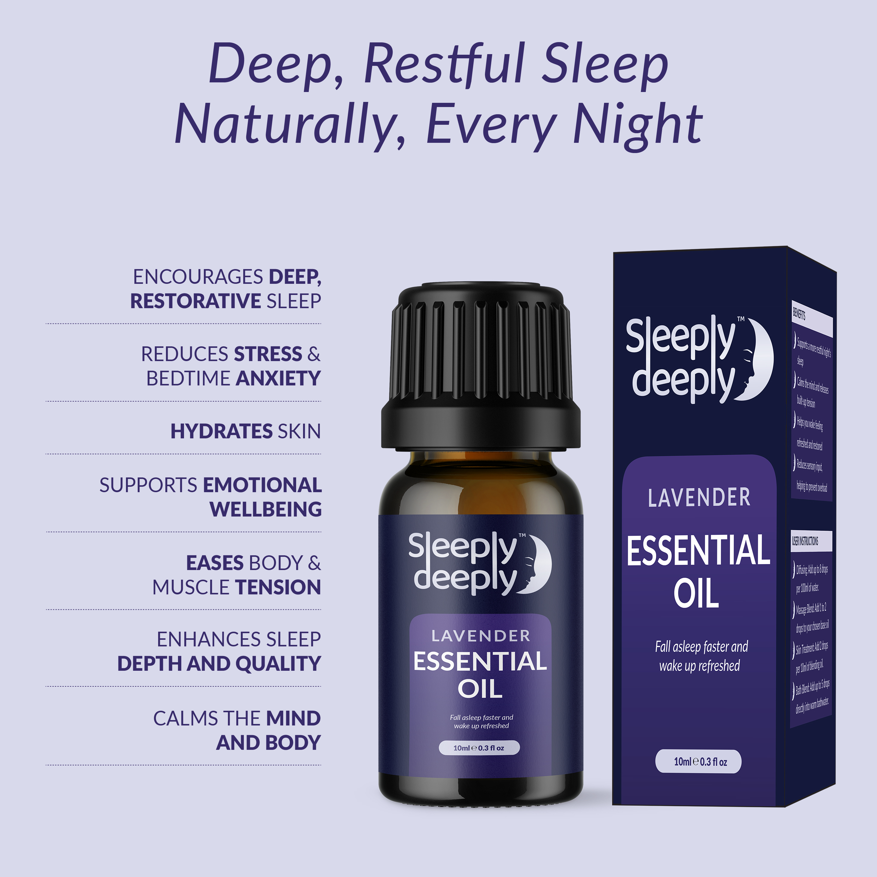 Sleeply Deeply Lavender Essential Oil Blend