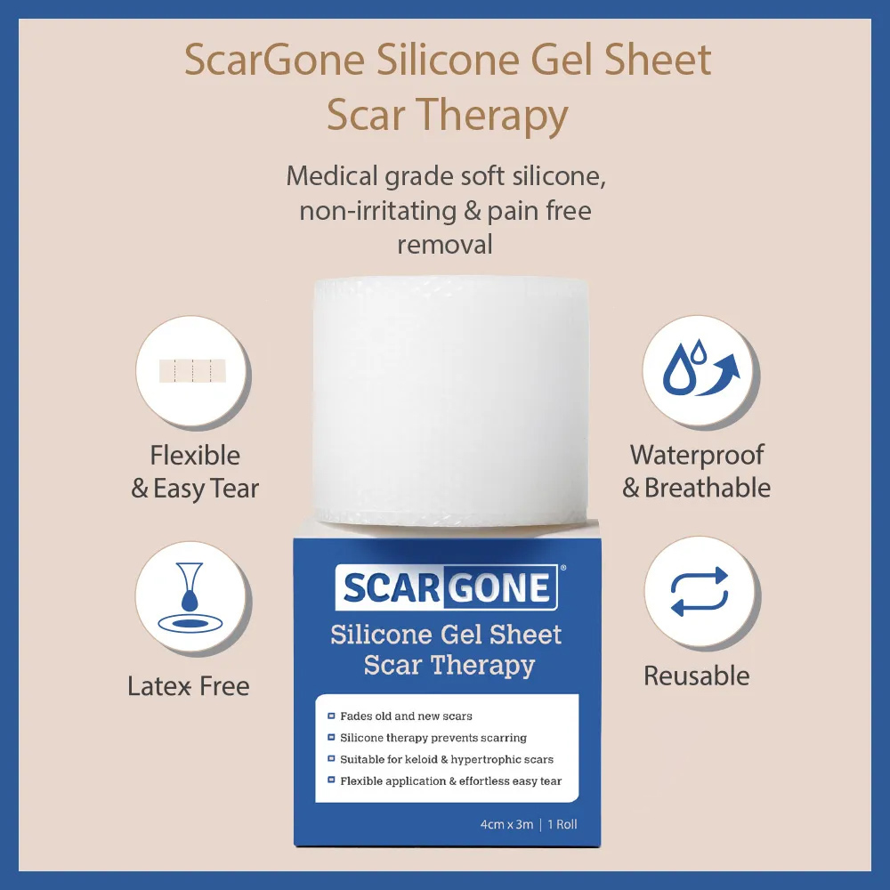 ScarGone Complete Silicone Scar Therapy Pack